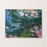 Claude Monet - Water Lilies (1917) Jigsaw Puzzle<br><div class="desc">Claude Monet's "Water Lilies" is a renowned series of paintings created by the French impressionist artist in the year 1917. This series depicts Monet's beloved water garden, which he cultivated at his home in Giverny, France. The painting "Water Lilies" from this series showcases Monet's signature style of capturing the essence...</div>