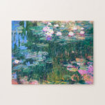 Claude Monet Water Lilies 1917 Jigsaw Puzzle<br><div class="desc">Artist: Claude Monet
 Title: Water Lillies
 Year: 1917</div>