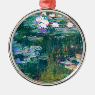 Claude Monet Water Lilies 1917 Metal Ornament