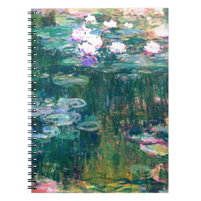Claude Monet Water Lilies 1917 Notebook (Front)