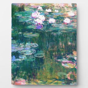 Claude Monet Water Lilies 1917 Plaque