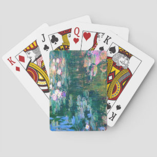 Claude Monet Water Lilies 1917 Playing Cards