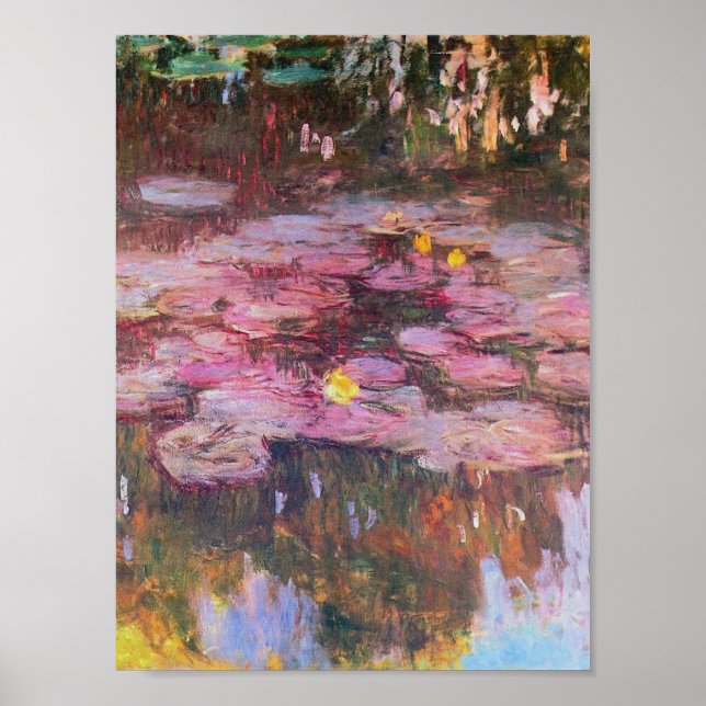 Claude Monet - Water Lilies 1917 Poster (Front)