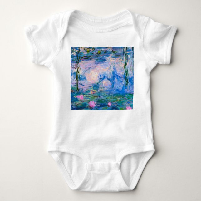 Claude Monet - Water Lilies 1919 Baby Bodysuit (Front)