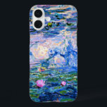 Claude Monet - Water Lilies 1919, fine art, iPhone 16 Plus Case<br><div class="desc">Claude Monet 1919 painting,  Water Lilies (pink),  fine art.</div>