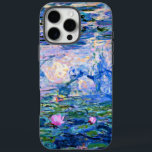 Claude Monet - Water Lilies 1919, fine art, iPhone 16 Pro Max Case<br><div class="desc">Claude Monet 1919 painting,  Water Lilies (pink),  fine art.</div>