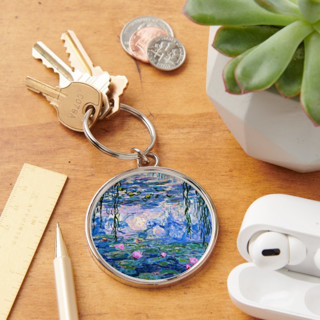 Claude Monet - Water Lilies, 1919, Key Ring (Desk)