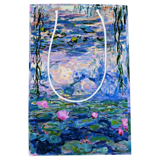 Claude Monet - Water Lilies, 1919, Medium Gift Bag (Front)