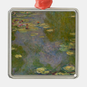 Claude Monet   Water Lilies, 1919 Metal Ornament
