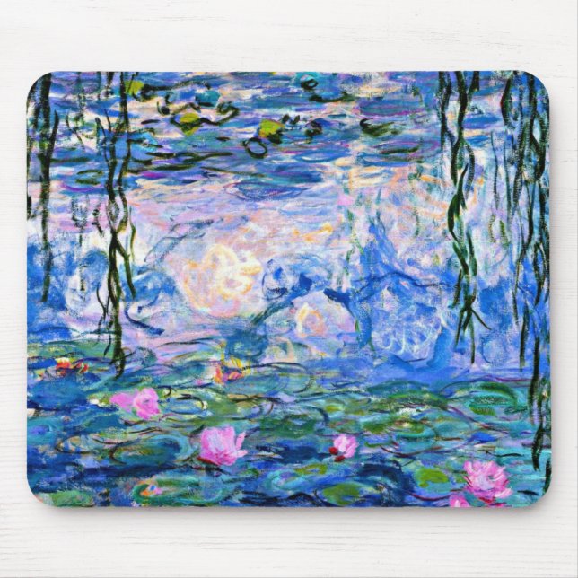 Claude Monet - Water Lilies, 1919, Mouse Pad (Front)