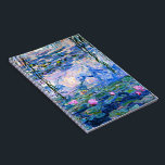 Claude Monet - Water Lilies, 1919, Notebook<br><div class="desc">Famous painting of Water Lilies,  1919,  by Claude Monet</div>