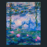 Claude Monet - Water Lilies 1919 Poster<br><div class="desc">Claude Monet - Water Lilies 1919. Famous art painting.</div>