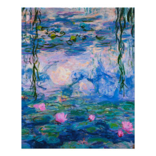 Claude Monet - Water Lilies 1919 Poster