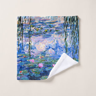 Claude Monet - Water Lilies, 1919,  Wash Cloth