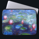 Claude Monet: Water Lilies 2 Laptop Sleeve<br><div class="desc">A colourful classic laptop sleeve featuring beautiful water lilies,  painted by the French impressionist painter Claude Monet.</div>