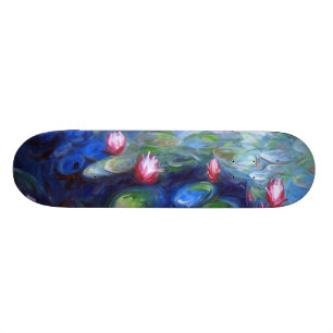Claude Monet: Water Lilies 2 Skateboard