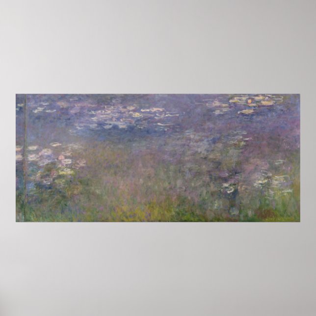 Claude Monet | Water Lilies Agapanthus Poster (Front)