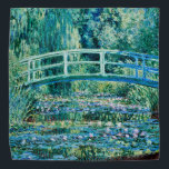 Claude Monet - Water Lilies And Japanese Bridge Bandana<br><div class="desc">Claude Monet - Water Lilies And Japanese Bridge (1899)</div>