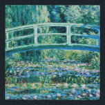 Claude Monet - Water Lilies And Japanese Bridge Faux Canvas Print<br><div class="desc">Claude Monet - Water Lilies And Japanese Bridge (1899)</div>