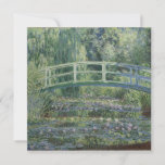 Claude Monet - Water Lilies And Japanese Bridge Holiday Card<br><div class="desc">Claude Monet - Water Lilies And Japanese Bridge</div>