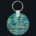 Claude Monet - Water Lilies And Japanese Bridge Key Ring<br><div class="desc">Claude Monet - Water Lilies And Japanese Bridge (1899)</div>