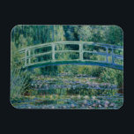 Claude Monet - Water Lilies and Japanese Bridge Magnet<br><div class="desc">Water Lilies and Japanese Bridge by Claude Monet, 1899. Claude Monet was a founder of French Impressionist painting, and the most consistent and prolific practitioner of the movement's philosophy of expressing one's perceptions before nature, especially as applied to plein-air landscape painting. The term "Impressionism" is derived from the title of...</div>