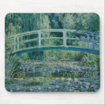 Claude Monet - Water Lilies and Japanese Bridge Mouse Pad<br><div class="desc">Water Lilies and Japanese Bridge by Claude Monet, 1899. Claude Monet was a founder of French Impressionist painting, and the most consistent and prolific practitioner of the movement's philosophy of expressing one's perceptions before nature, especially as applied to plein-air landscape painting. The term "Impressionism" is derived from the title of...</div>