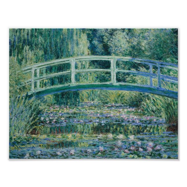 Claude Monet - Water Lilies and Japanese Bridge Photo Print (Front)