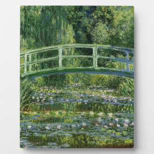 Claude Monet Water Lilies and Japanese Bridge Plaque