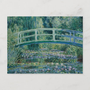 Claude Monet - Water Lilies and Japanese Bridge Postcard