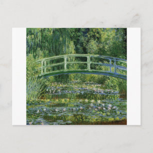 Claude Monet Water Lilies and Japanese Bridge Postcard