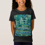 Claude Monet - Water Lilies And Japanese Bridge T-Shirt<br><div class="desc">Claude Monet - Water Lilies And Japanese Bridge (1899)</div>