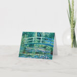 Claude Monet - Water Lilies And Japanese Bridge Thank You Card<br><div class="desc">Claude Monet - Water Lilies And Japanese Bridge (1899)</div>