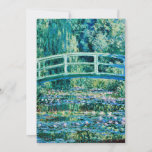 Claude Monet - Water Lilies And Japanese Bridge Thank You Card<br><div class="desc">Claude Monet - Water Lilies And Japanese Bridge (1899)</div>