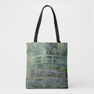 Claude Monet - Water Lilies And Japanese Bridge Tote Bag