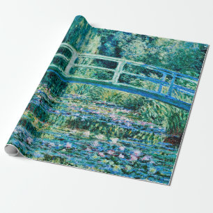 Claude Monet - Water Lilies And Japanese Bridge Wrapping Paper