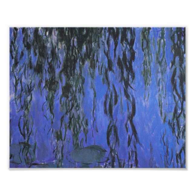 Claude Monet - Water-Lilies And Weeping Willow Photo Print (Front)