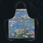 Claude Monet // Water Lilies Apron<br><div class="desc">Water Lilies is a series of approxiamately 250 oil paintings by French Impressionist Claude Monet (1840-1926). The paintings depict Monet's flower garden at Giverny and were the main focus of Monet's artistic production during the last thirty years of his life. This reproduction is high resolution and true to the original...</div>