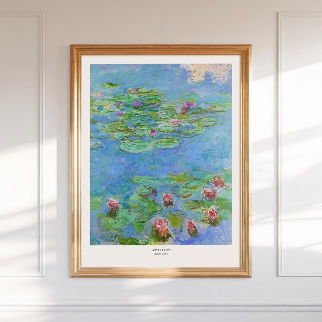 Claude Monet Water Lilies Art Print Vintage Decor (Creator Uploaded)