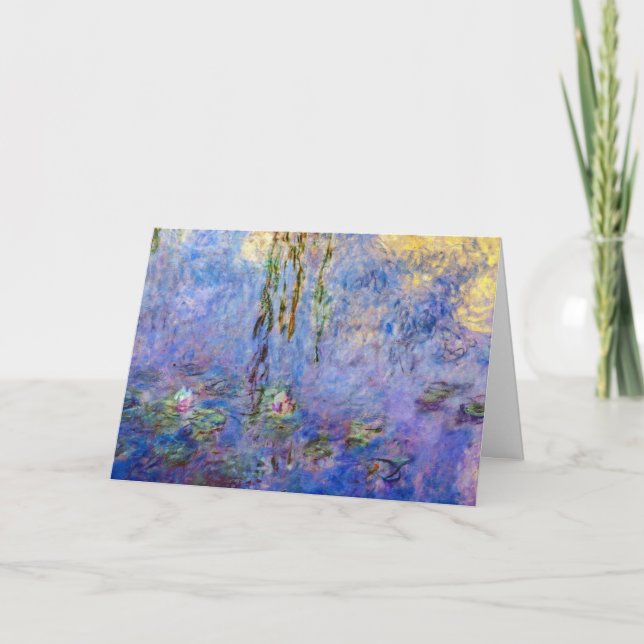Claude Monet - Water Lilies Card (Front)