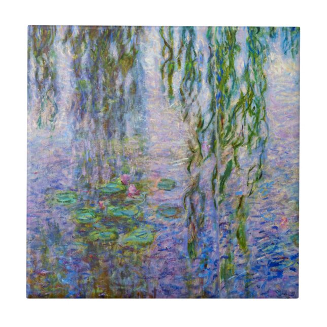 Claude Monet - Water Lilies Ceramic Tile (Front)