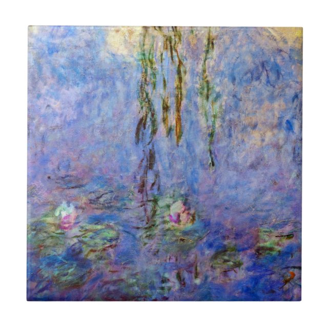 Claude Monet - Water Lilies Ceramic Tile (Front)