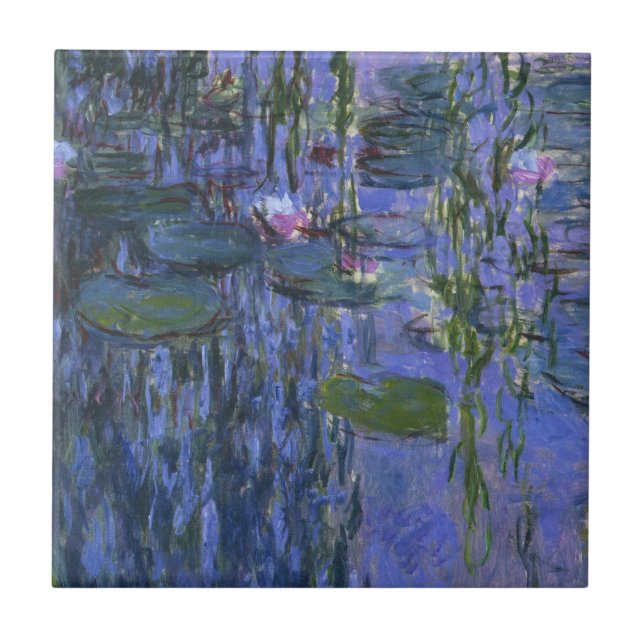 Claude Monet - Water Lilies Ceramic Tile (Front)