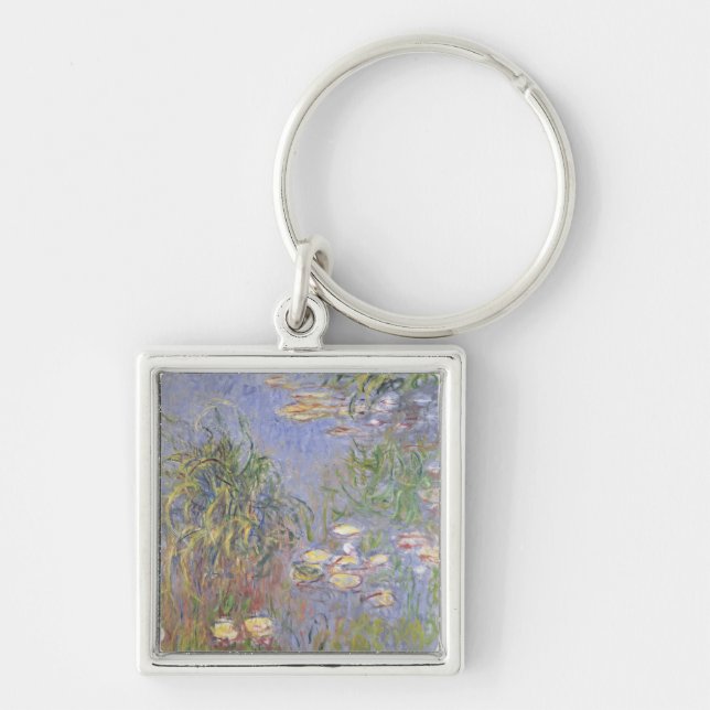 Claude Monet | Water-Lilies, Cluster of Grass Key Ring (Front)