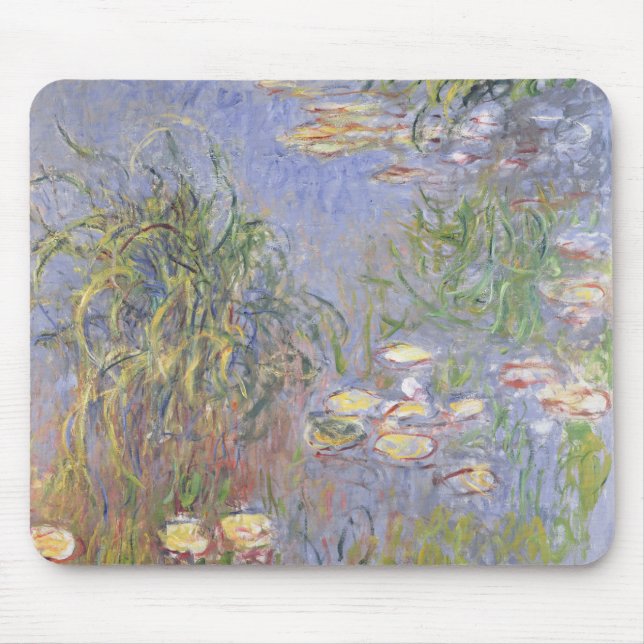 Claude Monet | Water-Lilies, Cluster of Grass Mouse Pad (Front)
