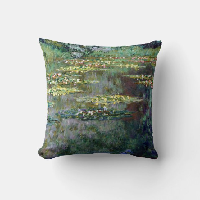 Claude Monet Water Lilies Cushion (Front)