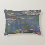 Claude Monet - Water Lilies Decorative Cushion<br><div class="desc">Water Lilies by Claude Monet, 1916. Claude Monet was a founder of French Impressionist painting, and the most consistent and prolific practitioner of the movement's philosophy of expressing one's perceptions before nature, especially as applied to plein-air landscape painting. The term "Impressionism" is derived from the title of his painting Impression,...</div>