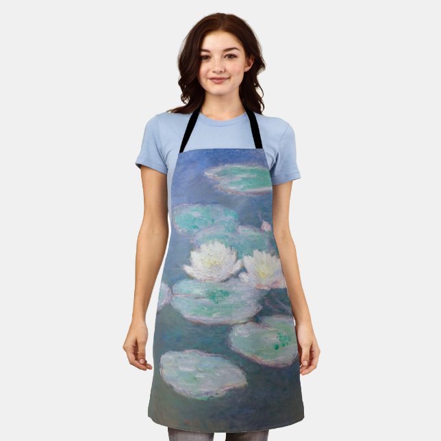 Claude Monet - Water Lilies, Evening Effect Apron (Worn)