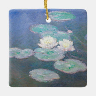 Claude Monet - Water Lilies, Evening Effect Ceramic Ornament