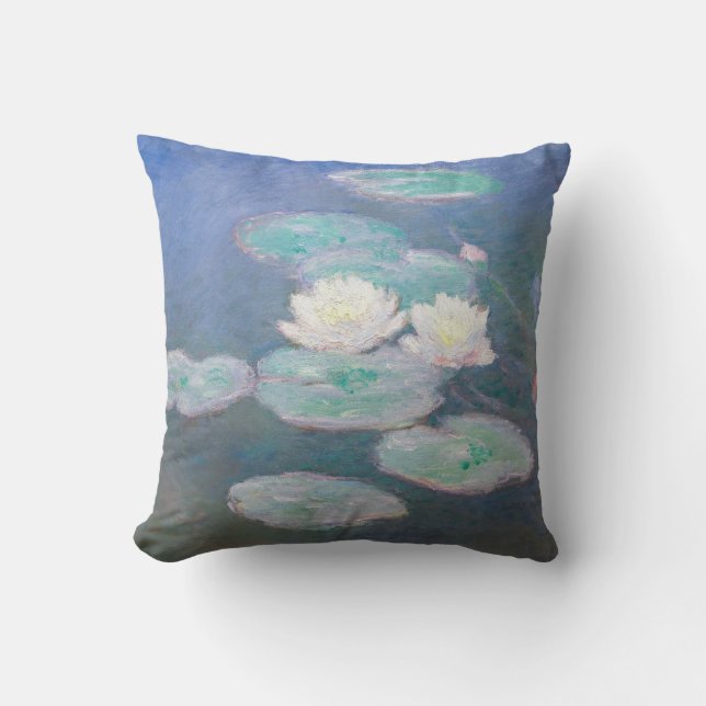 Claude Monet - Water Lilies, Evening Effect Cushion (Front)